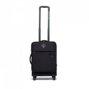 Troler textil Herschel Highland Carry On CORDURA, Negru 55cm
