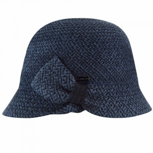 Palarie Betmar Emelia Braided Cloche Bleumarin