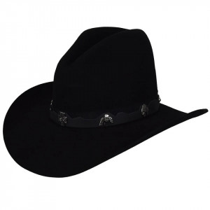 Palarie cowboy Bailey of Hollywood Hobson 2X Negru