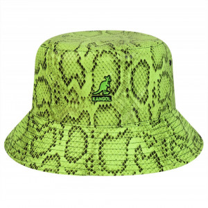 Palarie Kangol Snakeskin Bucket Verde