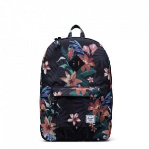 Rucsac Herschel Heritage Summer Floral Negru