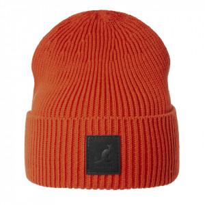 Caciula Kangol Patch Beanie Portocaliu
