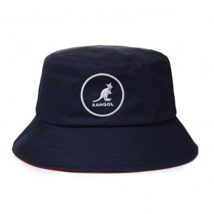Kangol Cotton Bucket Fischerhut - Navy