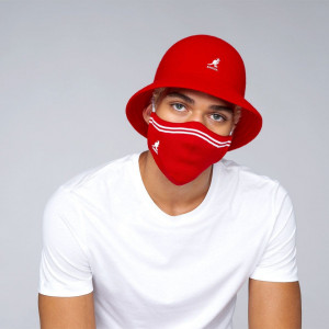 Masca rosie Kangol protectie pentru fata