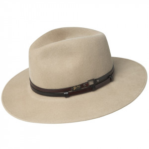 Palarie Bailey of Hollywood Stedman Elite Velour Fedora Bej