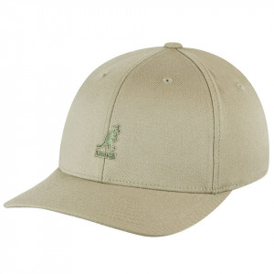 Sapca Kangol Wool Flexfit Baseball Bej