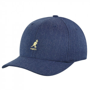 Sapca Kangol Wool Flexfit Baseball Denim