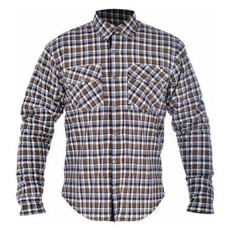 OXFORD - CAMASA FULL KEVLAR KICKBACK CHECKER - KAKI/ALB