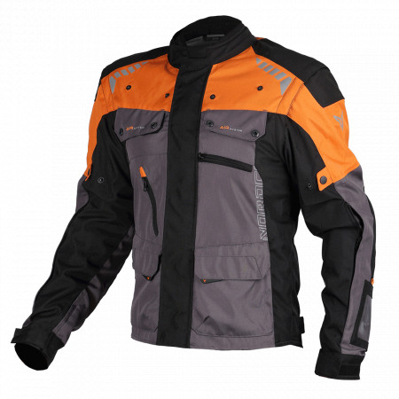 NORDCODE - Geaca X-Cross - grey / orange