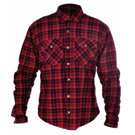 OXFORD - CAMASA FULL KEVLAR KICKBACK CHECKER - ROSU/NEGRU