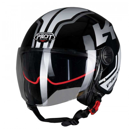 PILOT - FAZER [sun visor] - gri / negru