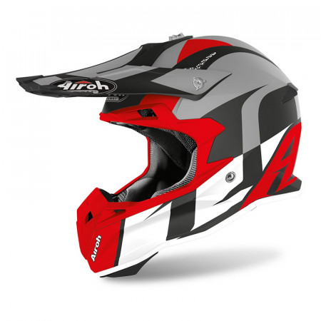 AIROH - MX TERMINATOR OPEN VISION SHOOT - rosu mat