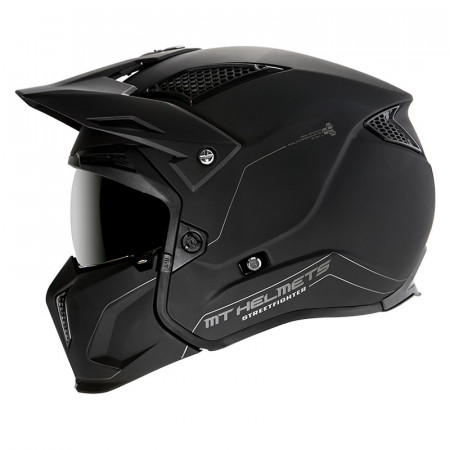 MT Helmets - STREETFIGHTER [sun visor] - negru mat A1