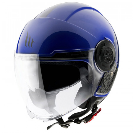 MT Helmets - VIALE Break [sun visor] - albastru lucios