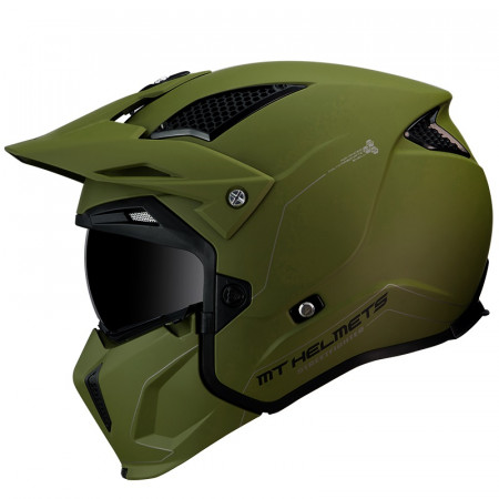 MT Helmets - STREETFIGHTER [sun visor] - verde mat