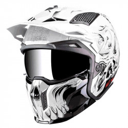 MT Helmets - STREETFIGHTER Darkness [sun visor] A1 - negru lucios