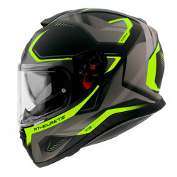 MT Helmets - THUNDER 3 [sun visor] C3 - negru mat / fluo