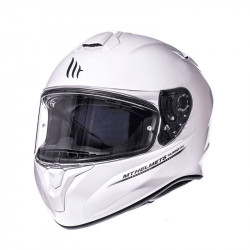 MT Helmets - TARGO - alb lucios