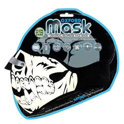 OXFORD - masca fata NEOPREN (luminiscenta) GLOW SKULL