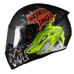 MT Helmets - STINGER Danger - portocaliu fluorescent mat