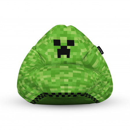 Fotoliu Units Puf (Bean Bags) tip para, impermeabil, cu maner, 100x80x70 cm, minecraft creeper