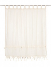 PR002 140*100cm Perdea de bucatarie din bumbac cu dantela
