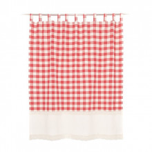PR009 160*180cm Perdea de bucatarie din bumbac cu dantela