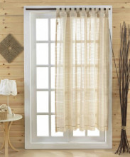PR0102 140*180cm Perdea de bucatarie din bumbac cu dantela