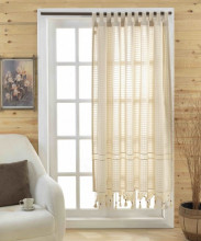 PR100 140*180cm Perdea de bucatarie din bumbac cu dantela