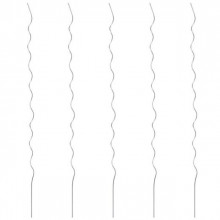 Spirale pentru suport plante, 5 buc., 110 cm, otel galvanizat