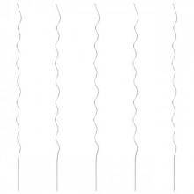 Spirale pentru suport plante, 5 buc., 170 cm, otel galvanizat