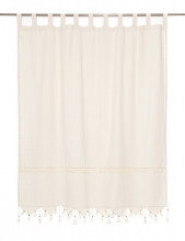 PR100 160*180cm Perdea de bucatarie din bumbac cu dantela