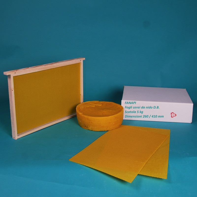 Fogli Cera Per Api Apistore - Dadant Blatt Da 100g, Confezione Da 5kg, Made In Italy - Foto 5