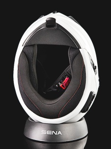 OUTRUSH R - Fényes Fehér felnyitható állú bukósisak Bluetooth® 5.0 kommunikációs rendszerrel