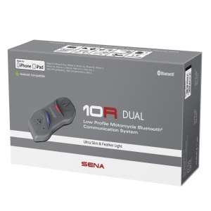 SENA 10R-DUPLA SZETT nagyon karcsú és pehely könnyű Bluetooth 4.1 kommunikációs szett