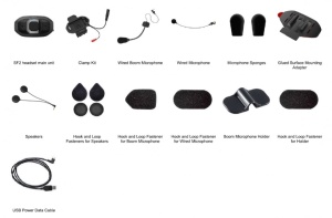 SF2- Motoros-Motoros közötti Bluetooth kapcsolat HD-hangszórókkal