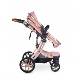 Комбинирана детска количка Polly 3в1 розов