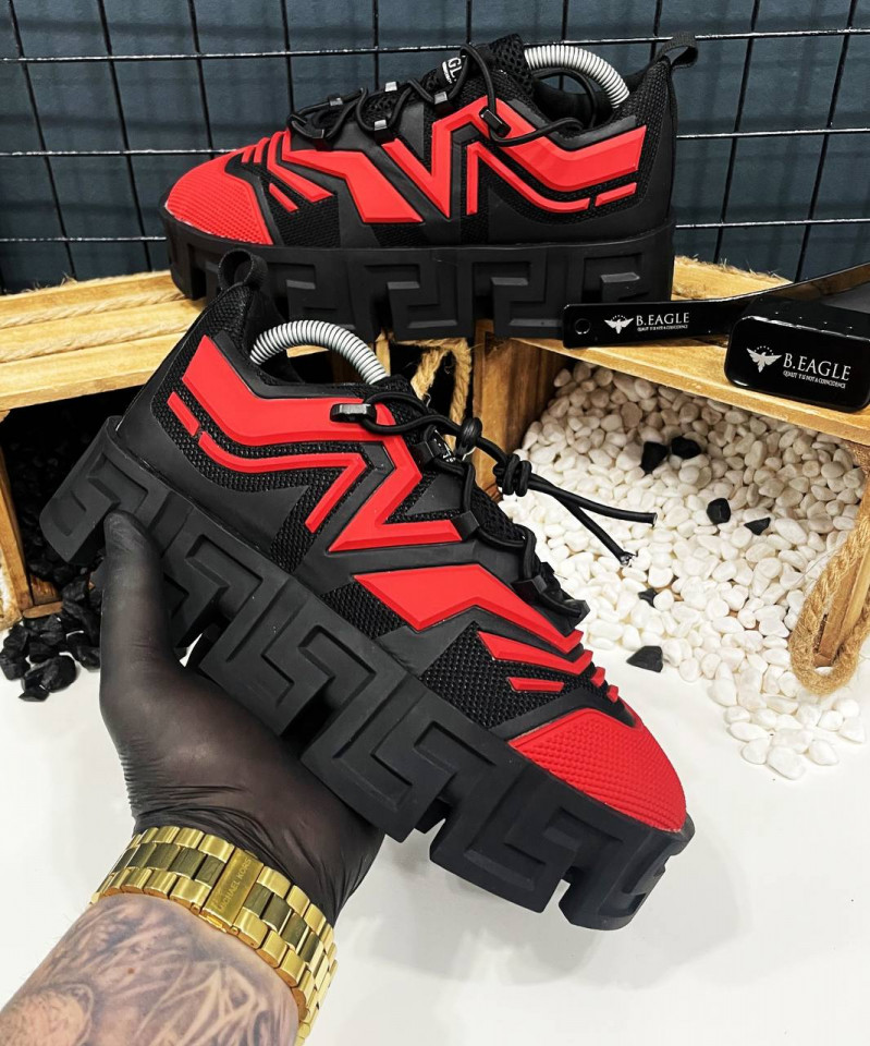 Pantofi sport barbati, cu talpa speciala inalta VRS, model casual, ISAHAR