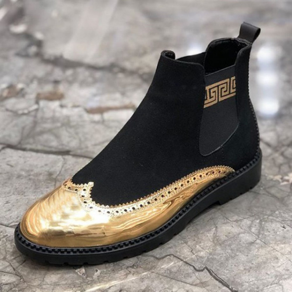Ghete barbati, 100% piele naturala premium, model nou casual, Isahar