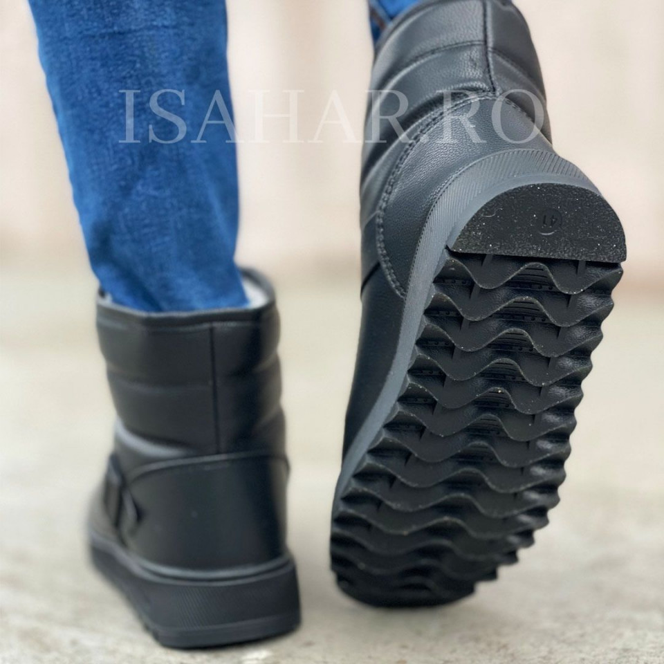Ghete barbati, imblanite, model premium SKI, calduroase, usoare si elegante, ISAHAR