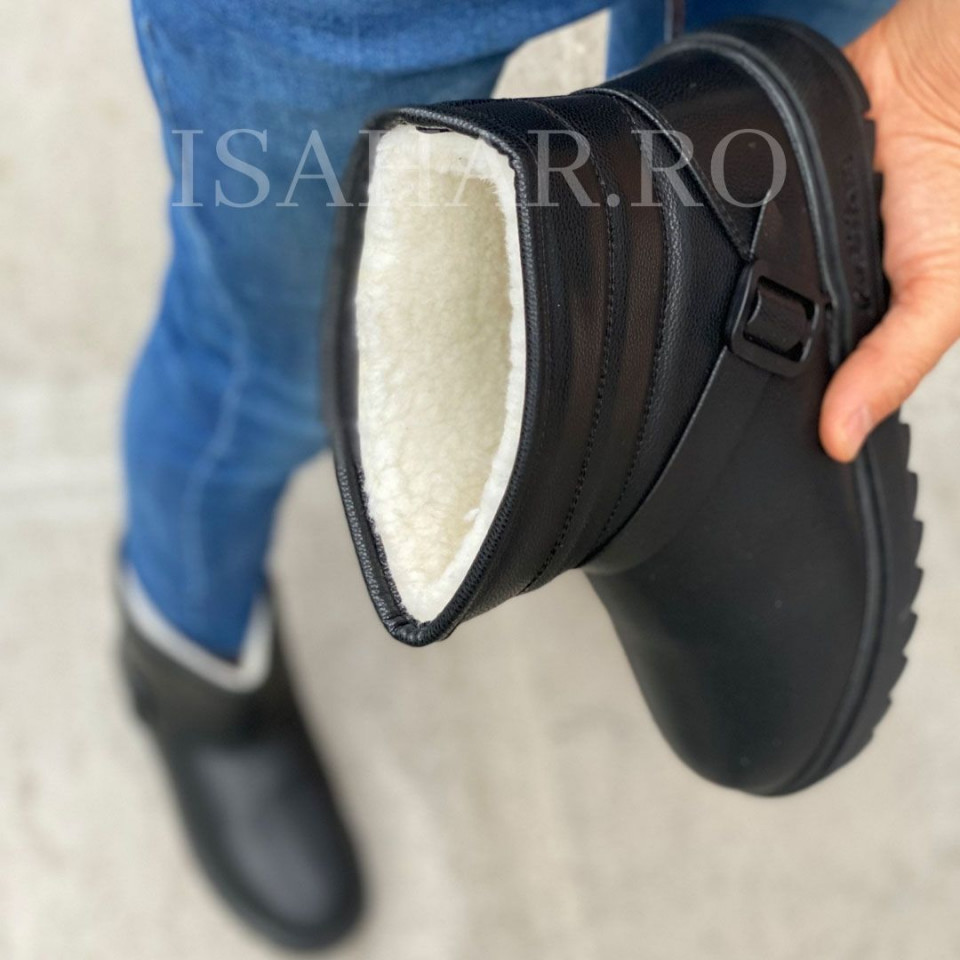 Ghete barbati, imblanite, model premium SKI, calduroase, usoare si elegante, ISAHAR