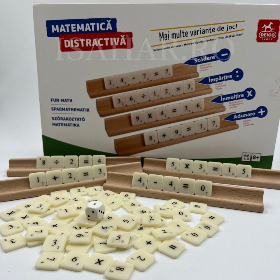 Joc educativ de echipa, ajuta la dezvoltarea cunostintelor in matematica, ISAHAR