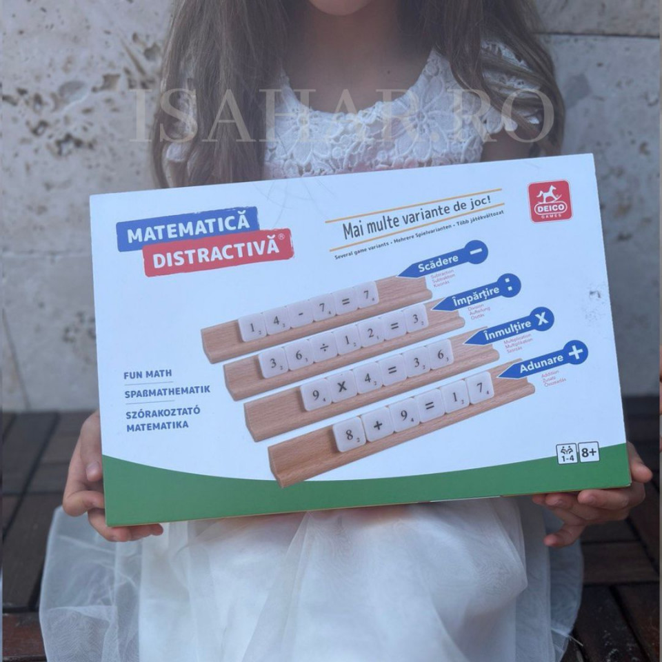 Joc educativ de echipa, ajuta la dezvoltarea cunostintelor in matematica, ISAHAR
