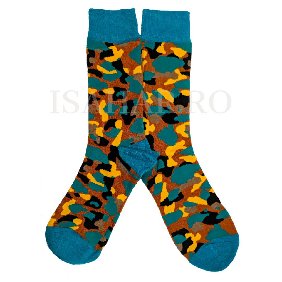 Sosete din bumbac premium , diverse culori de camuflaj, ISAHAR