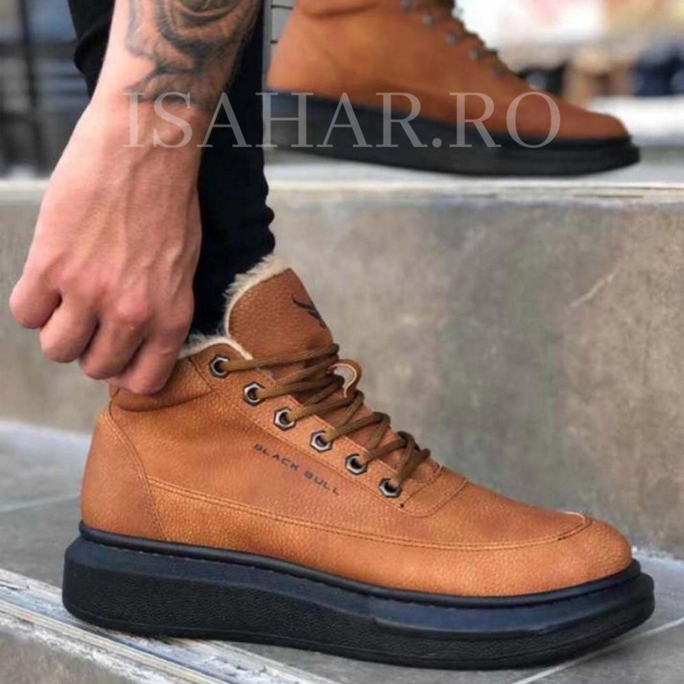 Ghete barbati imblanite, model premium SKI, pentru perioade reci, ISAHAR