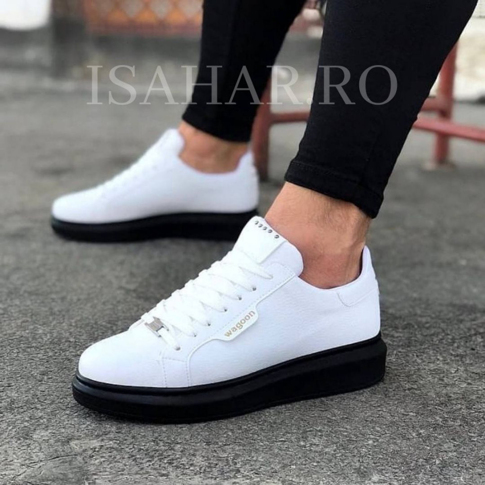 Pantofi sport barbati, clasici, casual, talpa inalta din spuma, nou, ISAHAR