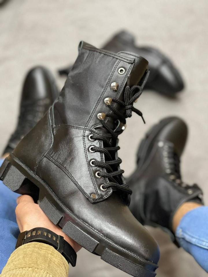 Ghete barbati, 100% Piele Naturala ,talpa cu model special, cusuta, Isahar