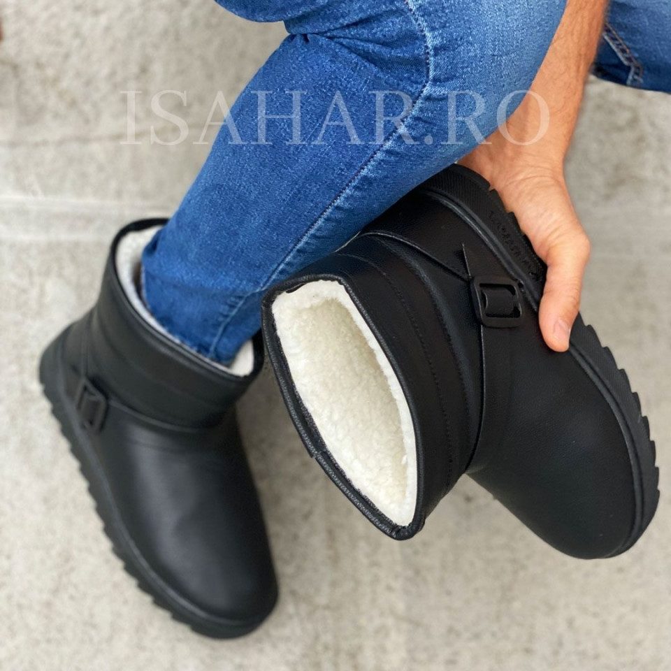 Ghete barbati, imblanite, model premium SKI, calduroase, usoare si elegante, ISAHAR