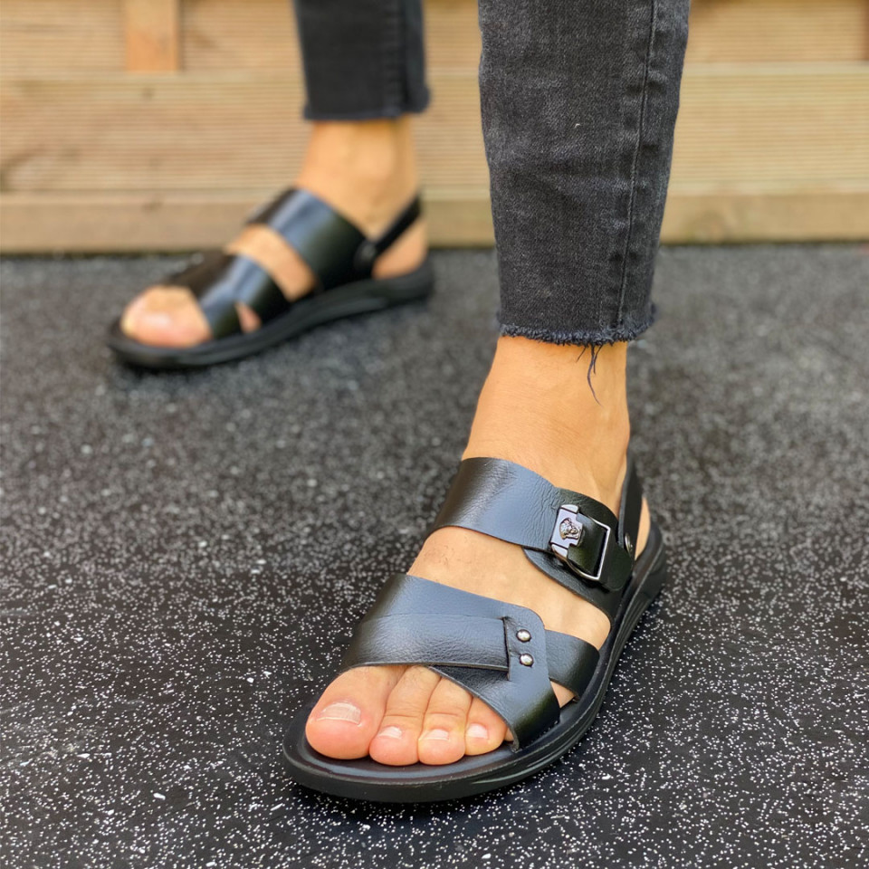 Sandale elegante barbati, premium, model casual, ISAHAR