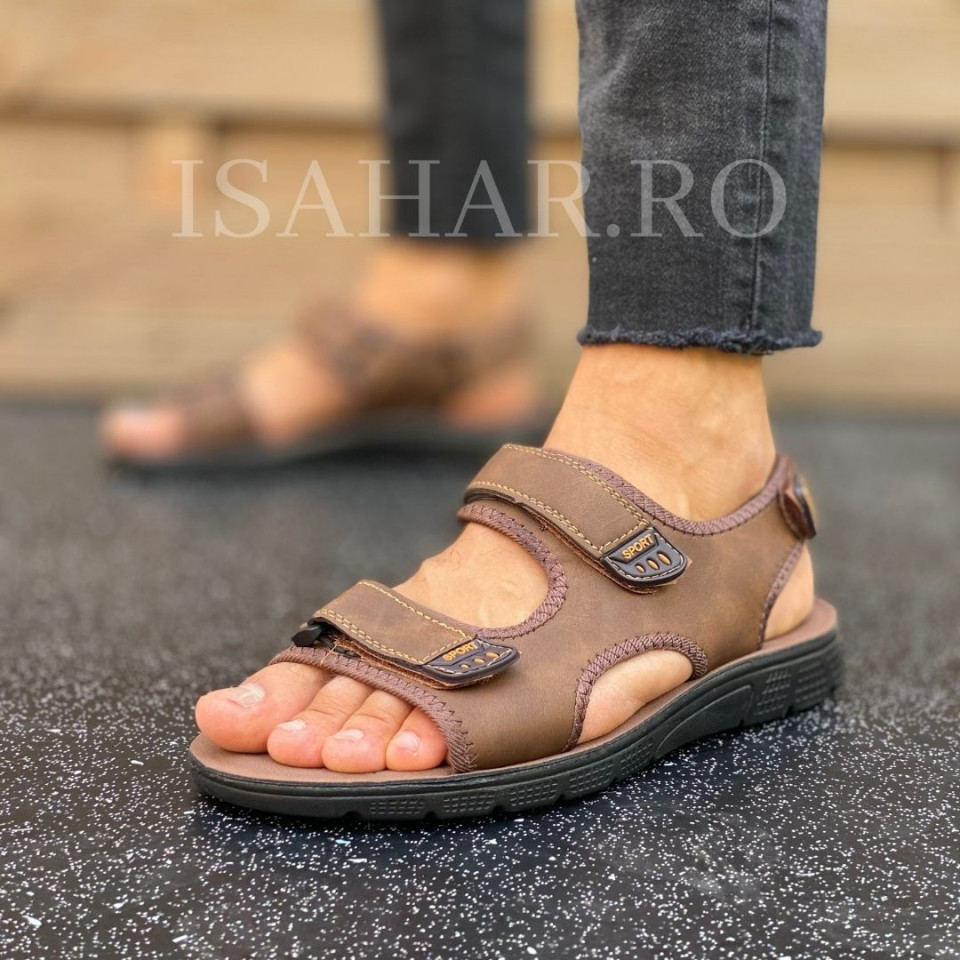 Sandale sport barbati, pentru drumetie, model casual, ISAHAR